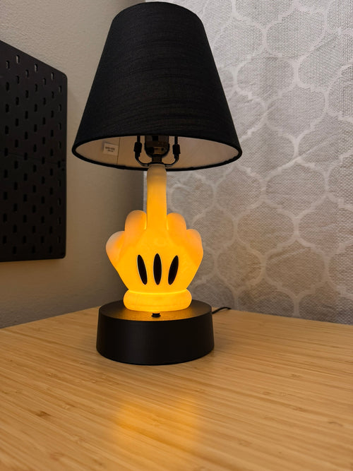 Off the Clock — Middle Finger Glove Lamp